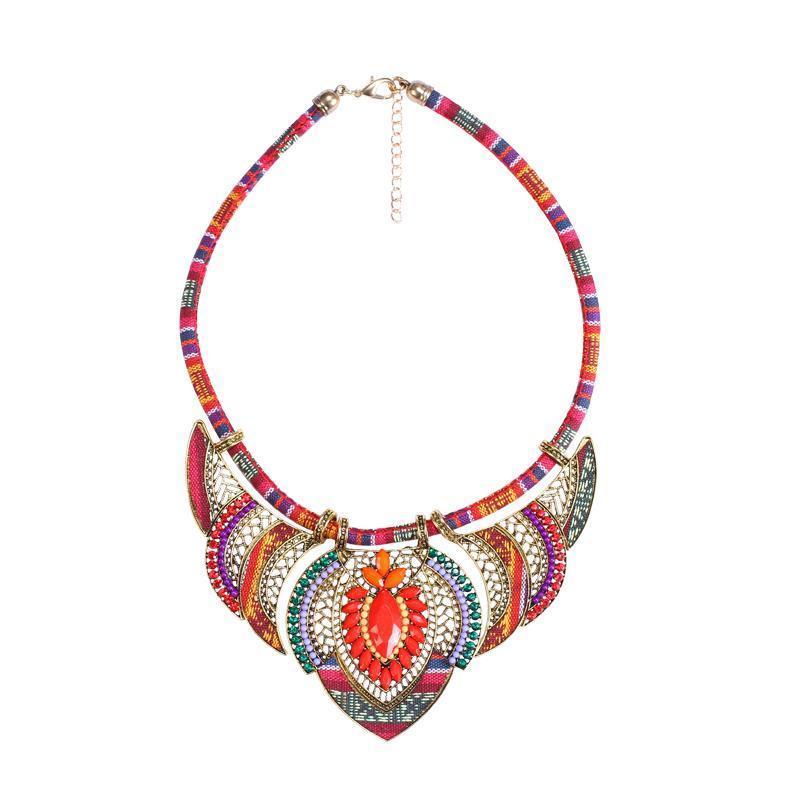 loomrack Vintage Bohemian Tribal Choker Choker Necklaces