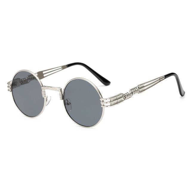 2 Chainz Vintage Sunglasses - Steampunk Round Shades Sunglasses AM 1901 C3