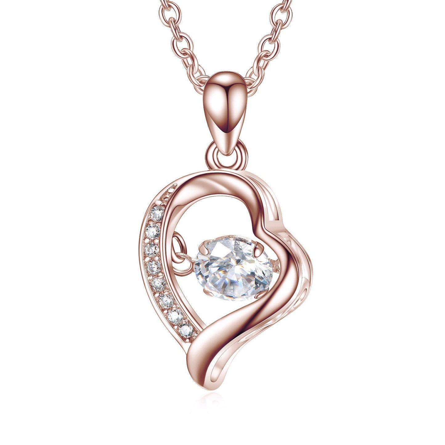 2019 Fashion Trendy Heart Necklace Mother Loving  For Women Jewelry Necklace