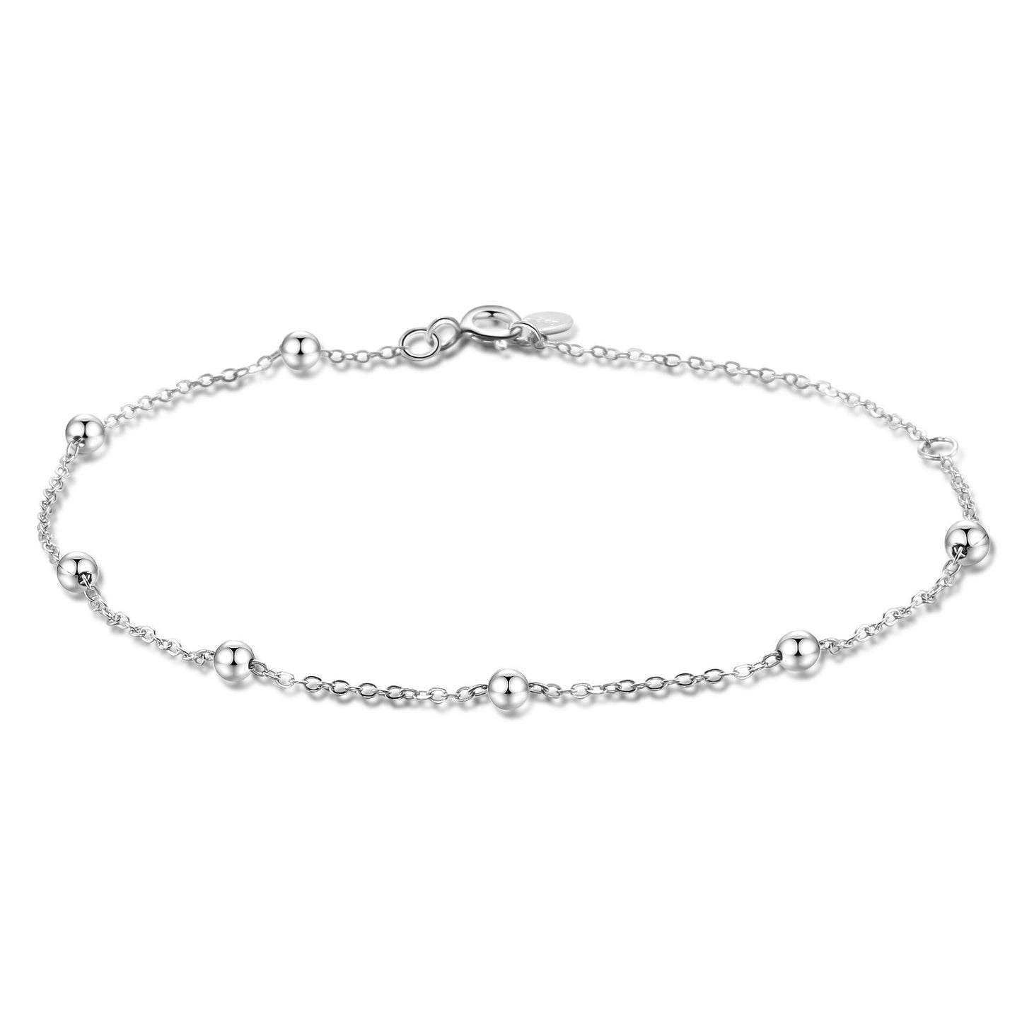 2019 Bead Chain Bracelet Designs Girl Party Jewelry Wear Silver Bracelet