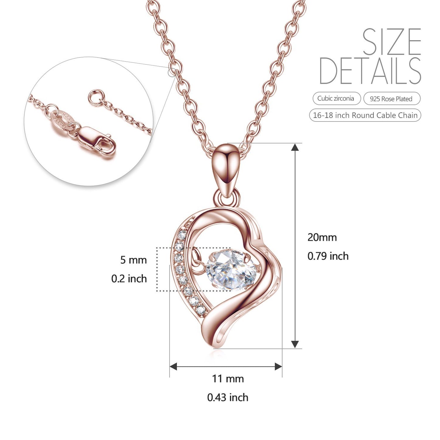 2019 Fashion Trendy Heart Necklace Mother Loving  For Women Jewelry Necklace