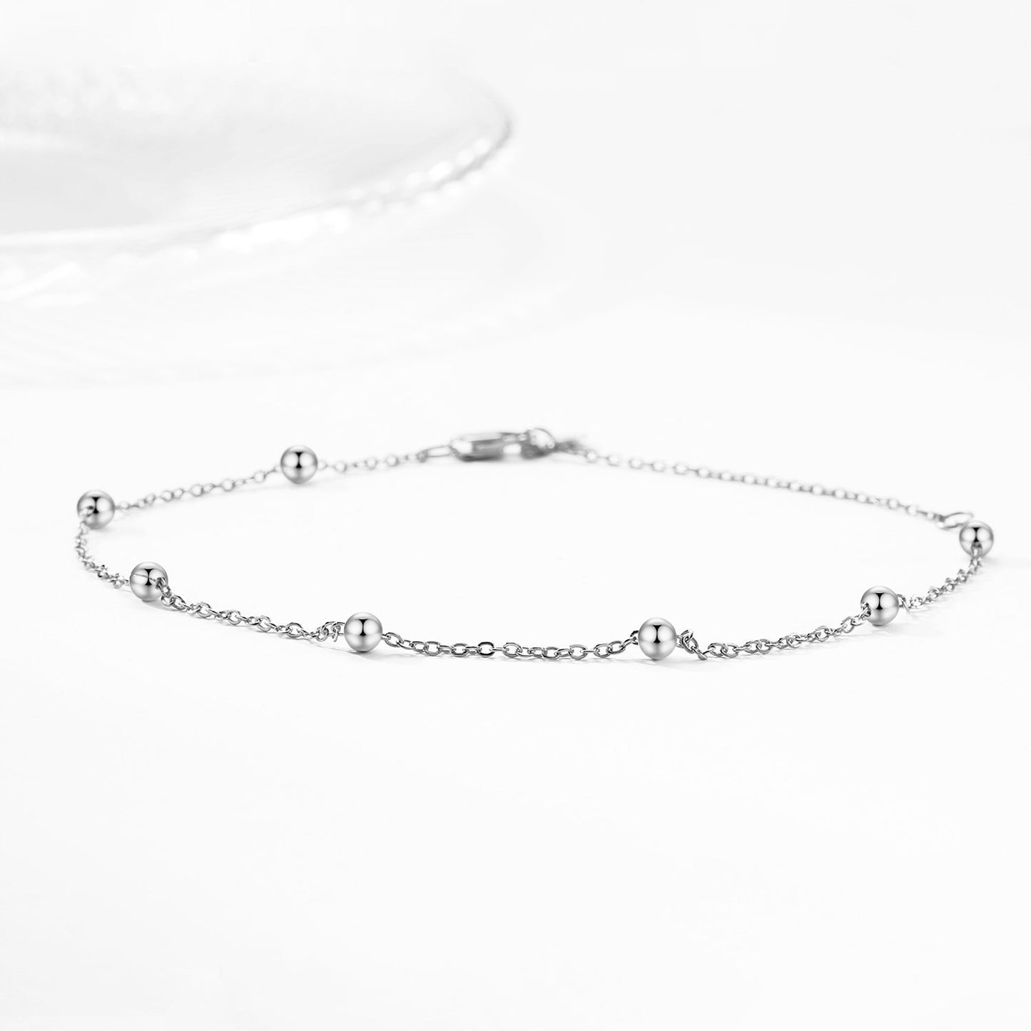 2019 Bead Chain Bracelet Designs Girl Party Jewelry Wear Silver Bracelet