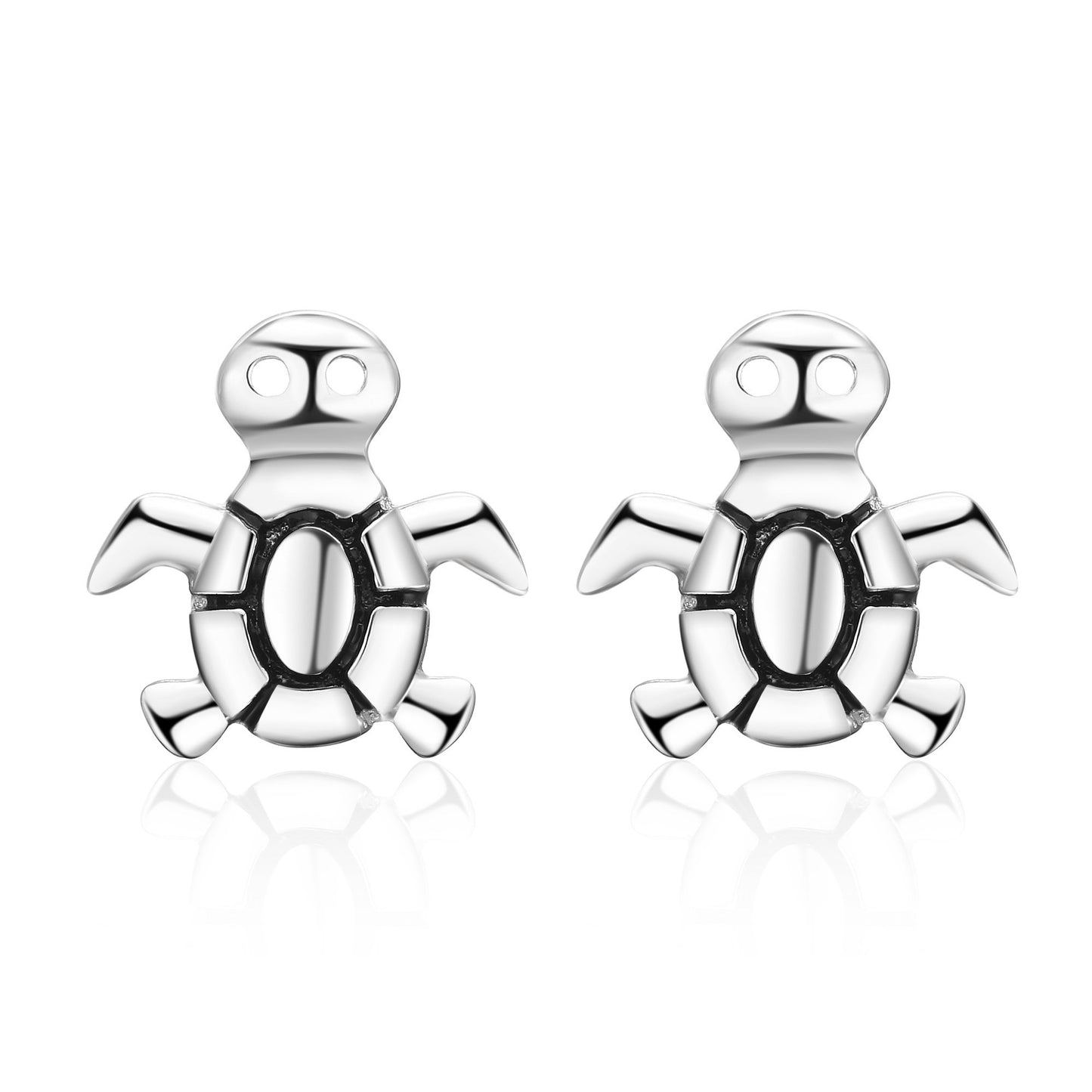 2019 Beautiful Designed Turtle Shape Earrings Silver Sterling Animal Earrings