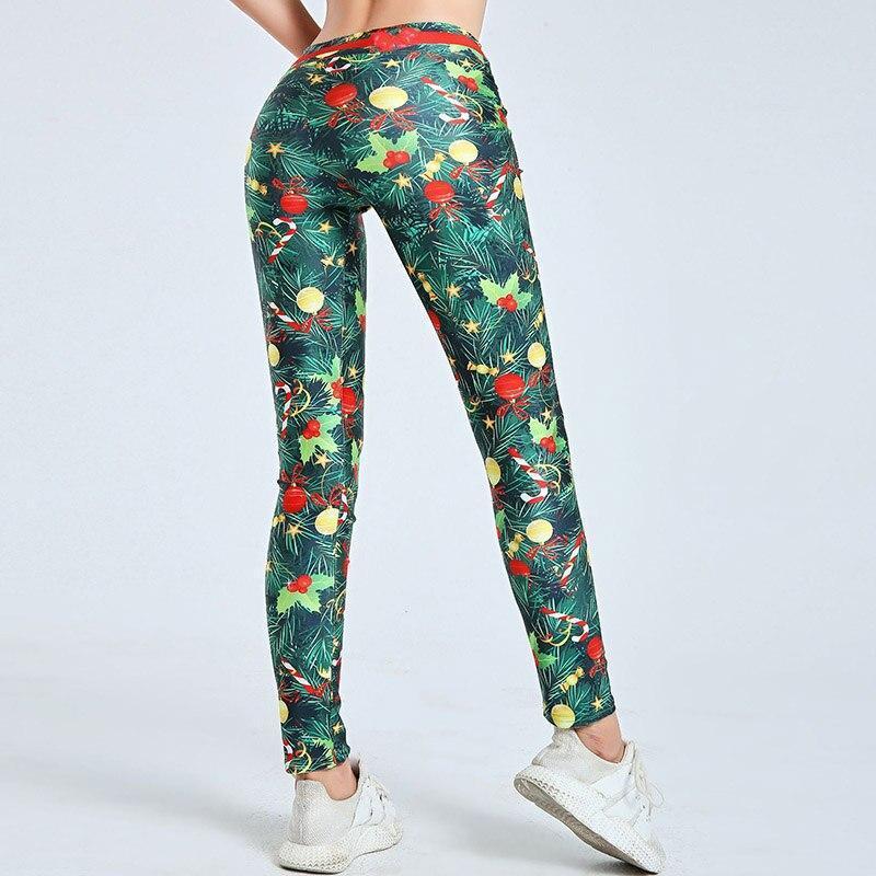 Christmas Leggings High Waist - Ornaments