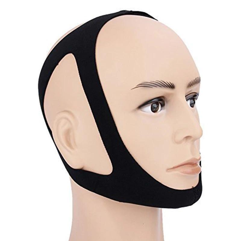 Anti Snore Chin Strap Snore Relief Black