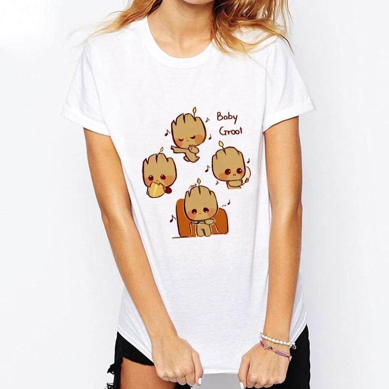 Baby Groot T Shirt Women Women's T-shirts 1049 / S