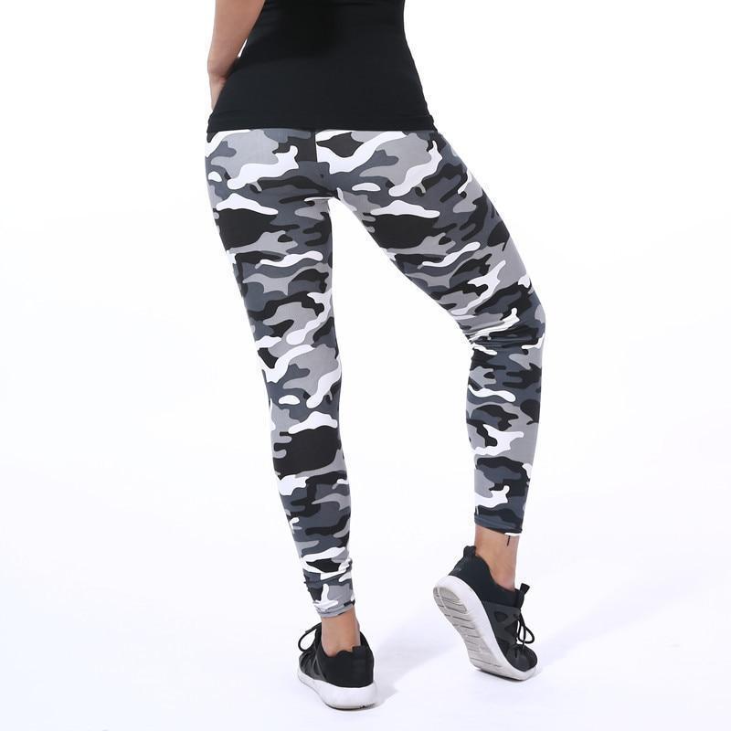 Camo Ultra Elastic Leggings Leggings 01 / One Size