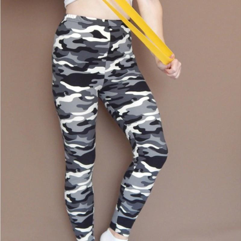 Camo Ultra Elastic Leggings Leggings 01 / One Size