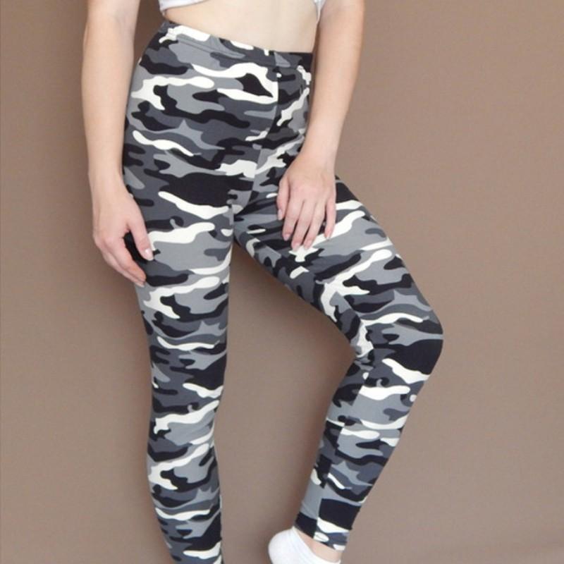 Camo Ultra Elastic Leggings Leggings 01 / One Size