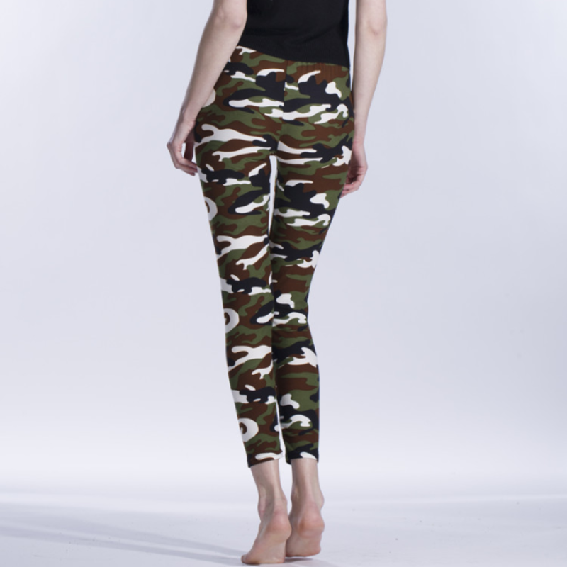 Camo Ultra Elastic Leggings Leggings 01 / One Size