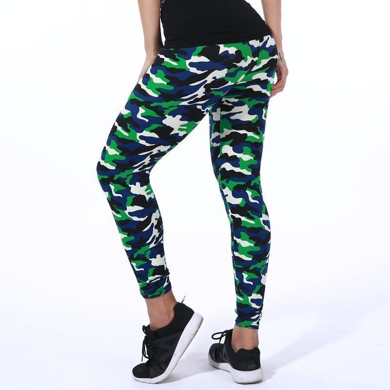 Camo Ultra Elastic Leggings Leggings 04 / One Size