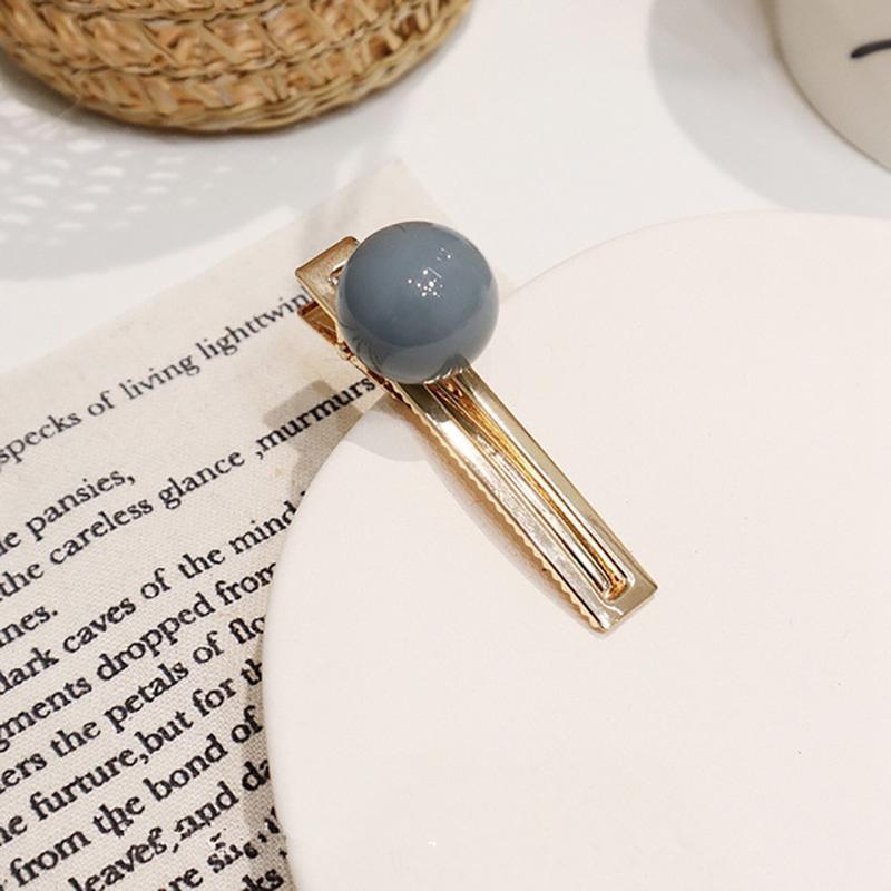 Candy Color Ball Hair Clip Barrettes HairClips blue