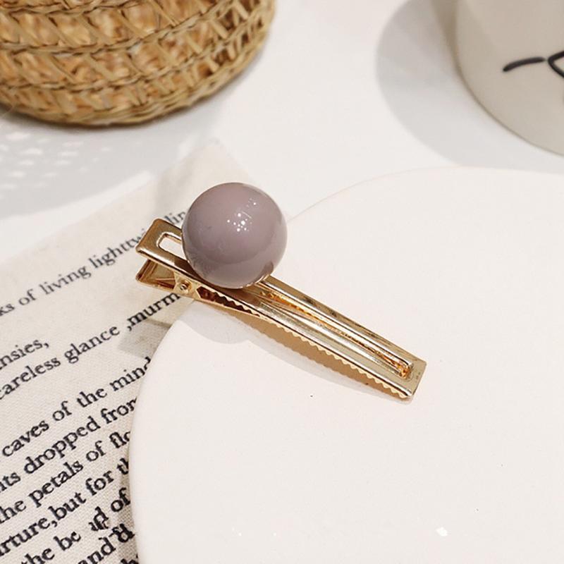 Candy Color Ball Hair Clip Barrettes HairClips pink