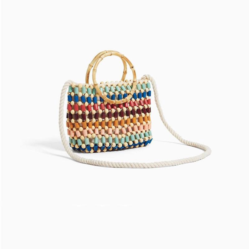 Colorful Rattan Bag Rattan Bags 22 x 18 x 7cm