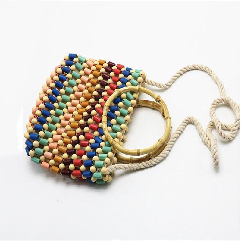 Colorful Rattan Bag Rattan Bags 22 x 18 x 7cm