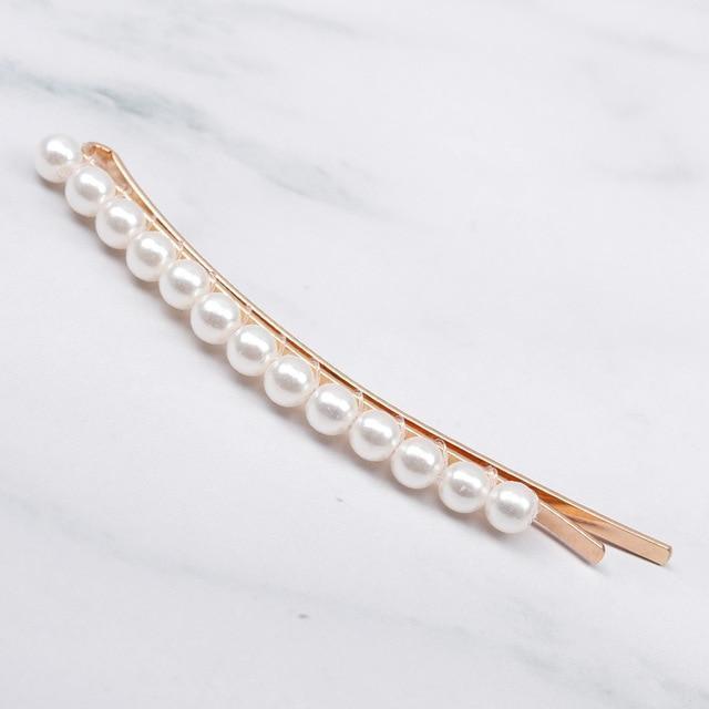 Elegant Pearl Hair Clip Barrettes Hair Accessories 19