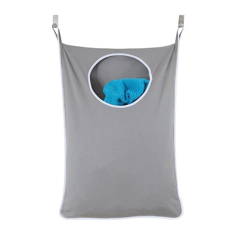 Laundry Nook - The Space Saving, Door Hanging Laundry Hamper Home Accessories Grey