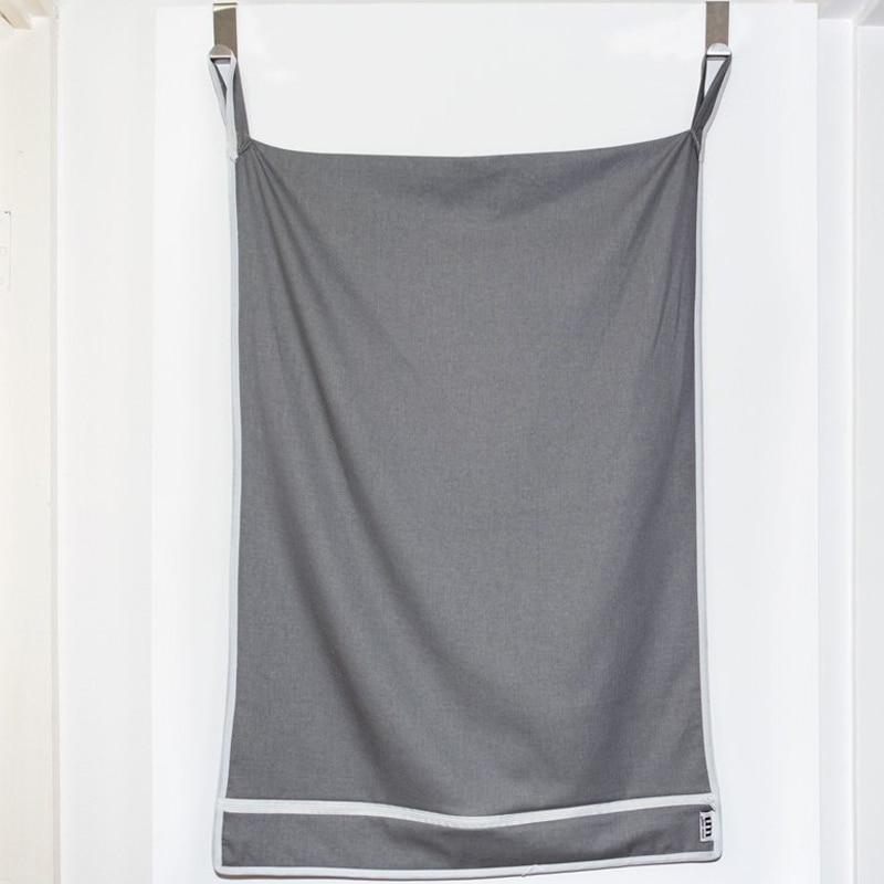 Laundry Nook - The Space Saving, Door Hanging Laundry Hamper Home Accessories Grey