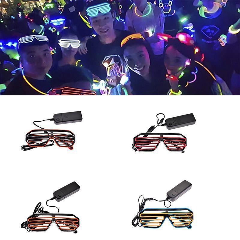 loomrack 2-Color Flashing LED Party Glasses Glow Party Supplies