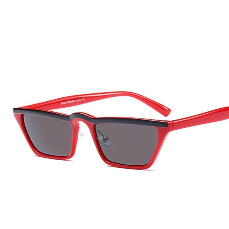 loomrack 80s Punk Vintage Sunglasses Sunglasses Red Gray