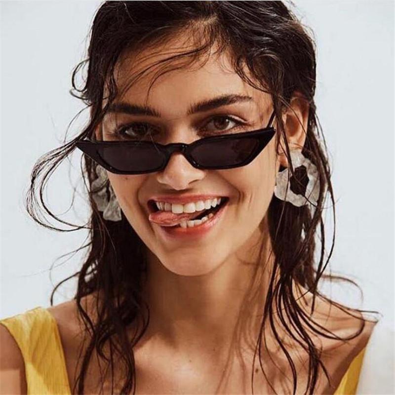 loomrack 90s Small Rectangular Pointy Sunglasses Sunglasses