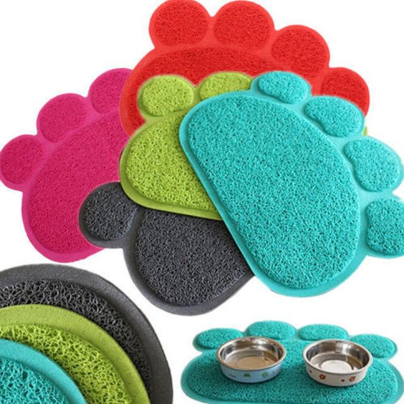 loomrack Animal Paw Feeding Placemat Mats & Pads