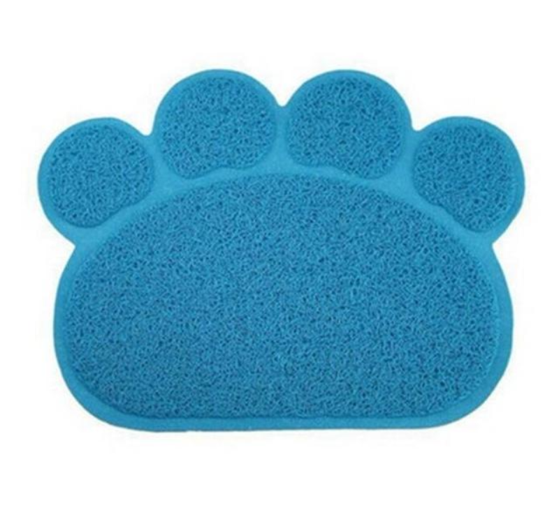 loomrack Animal Paw Feeding Placemat Mats & Pads Sky Blue