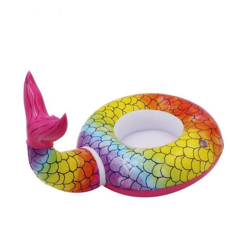 loomrack Assorted Floating Coasters Swimming Rings Mermaid Tail