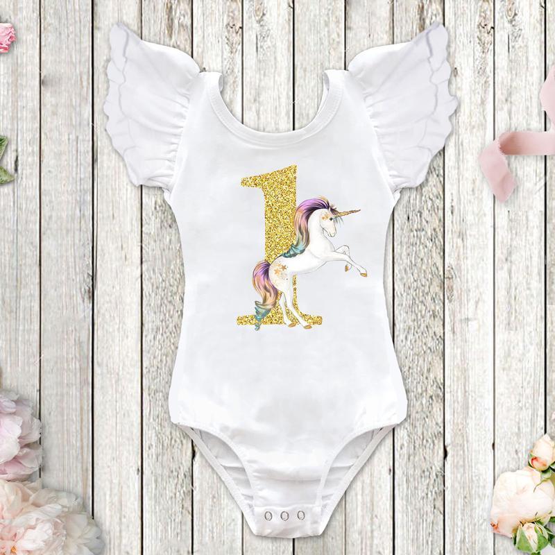 loomrack Baby Girl Tutu Unicorn 1st Birthday Outfit (1/2 Birthday, 1st Birthday, 2nd Birthday) Clothing Sets