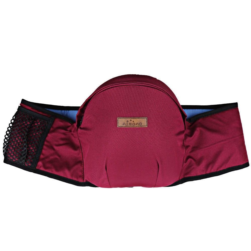 loomrack Baby Hip-Waist Carrier Baby Accessories Wine Red / Adjustable