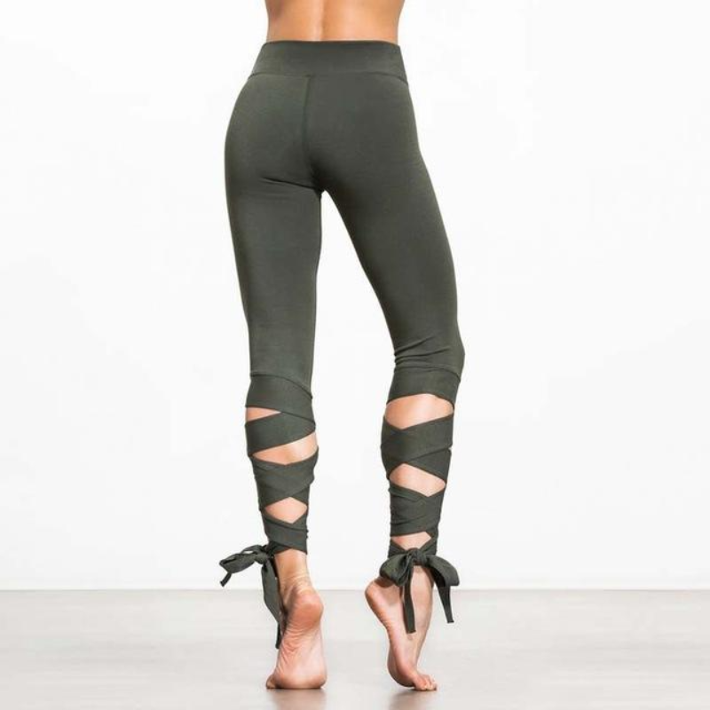 loomrack Ballet Wrap Leggings Yoga Pants