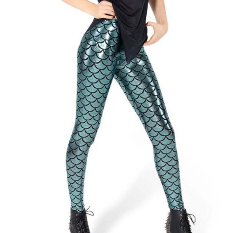 loomrack Becca Fish Scale Mermaid Leggings Leggings