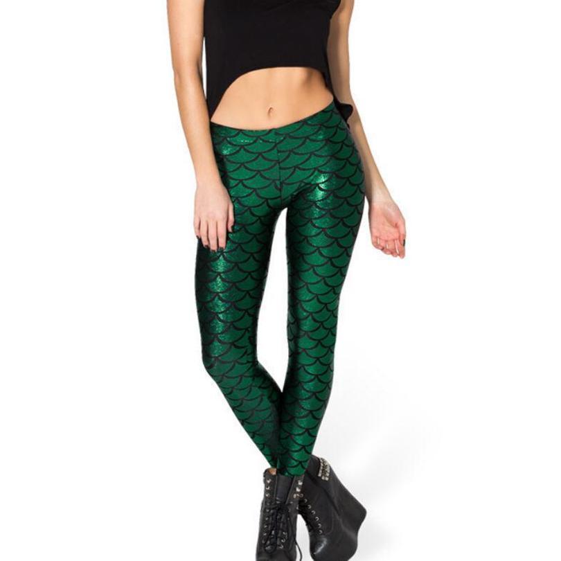 loomrack Becca Fish Scale Mermaid Leggings Leggings