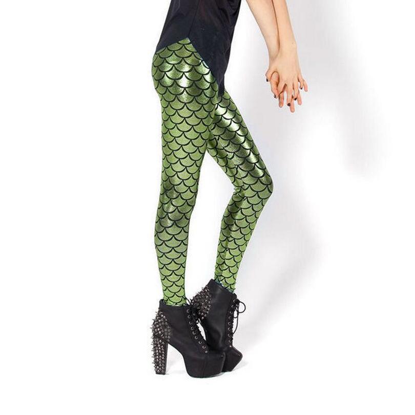 loomrack Becca Fish Scale Mermaid Leggings Leggings