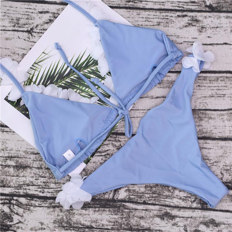 loomrack Brazilian Cut Petal Bikini Set Bikinis Set