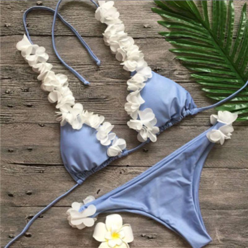 loomrack Brazilian Cut Petal Bikini Set Bikinis Set