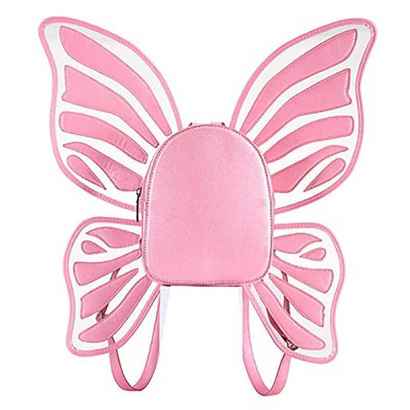 loomrack Butterfly Wings Backpack Cross Body Bags Pink