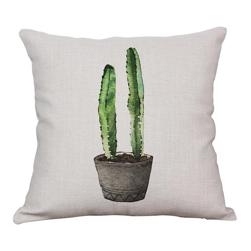 loomrack Cactus Cushion Covers Home Accessories 450mm*450mm / E