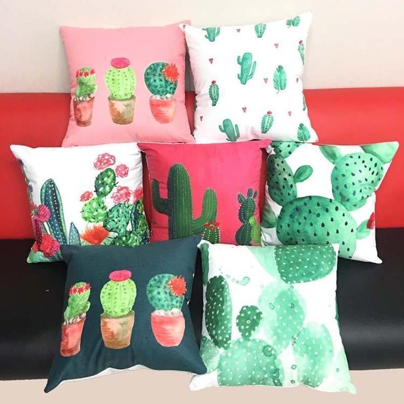 loomrack Cactus Pillow Covers Cushion Cover