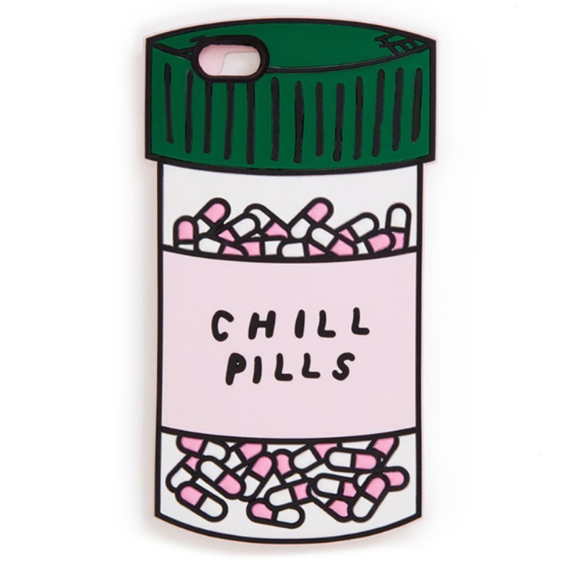 loomrack Chill Pill iPhone Case - For iPhone X / SE / 5C / 5S / 6 / 6 Plus / 6S / 7 / 8 Plus Phone Cases Chill Pill / For iphone 5S