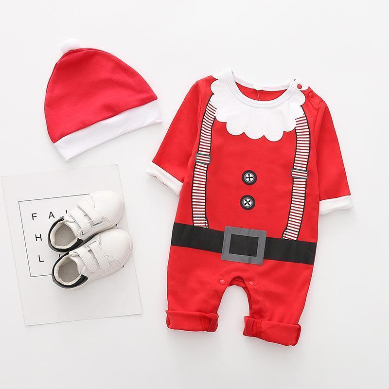 loomrack Christmas Baby Boy Romper Onesie Costume Baby Clothes