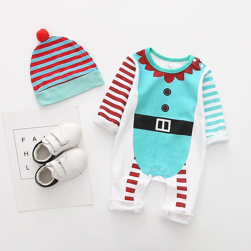 loomrack Christmas Baby Boy Romper Onesie Costume Baby Clothes C / 6M