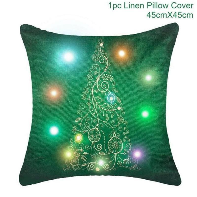 loomrack Christmas Cushion Covers Christmas Accessories Green Christmas Tree