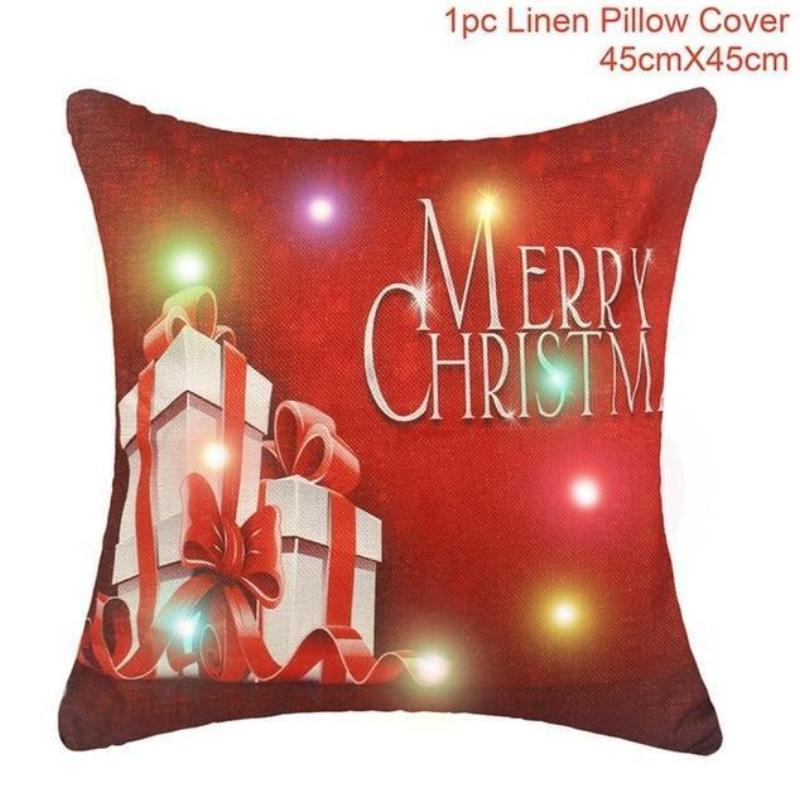 loomrack Christmas Cushion Covers Christmas Accessories Red Gift