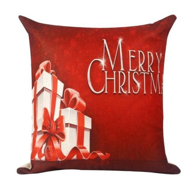 loomrack Christmas Cushion Covers Christmas Accessories Red gift box