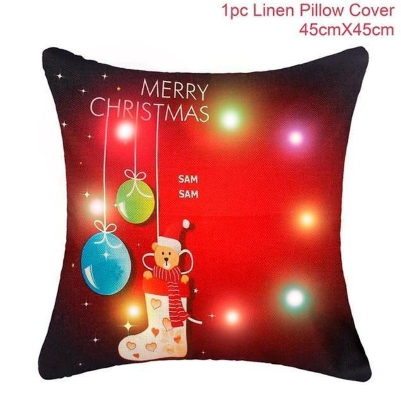 loomrack Christmas Cushion Covers Christmas Accessories Red Sock