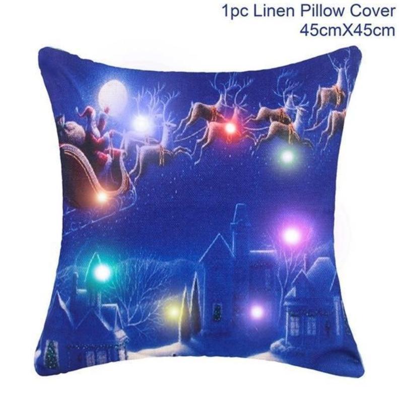 loomrack Christmas Cushion Covers Christmas Accessories Royal Blue