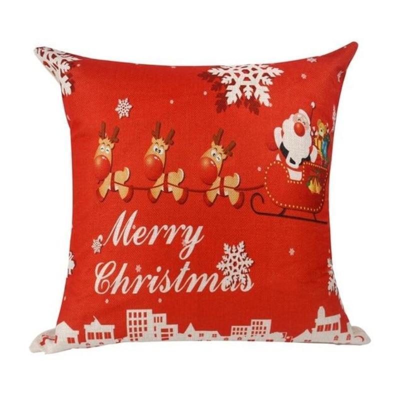 loomrack Christmas Cushion Covers Christmas Accessories Santa Claus driving