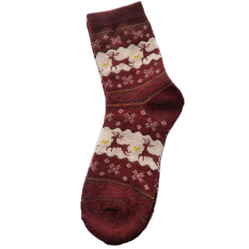 loomrack Christmas Deer Socks Christmas Socks