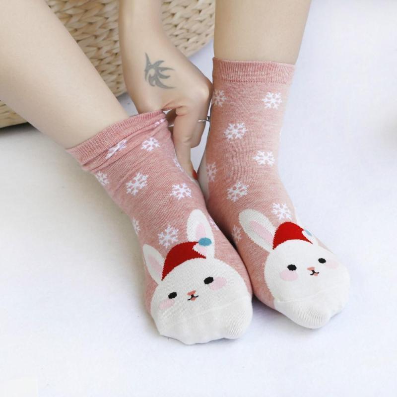 loomrack Christmas Santa Bunny Socks Christmas Socks